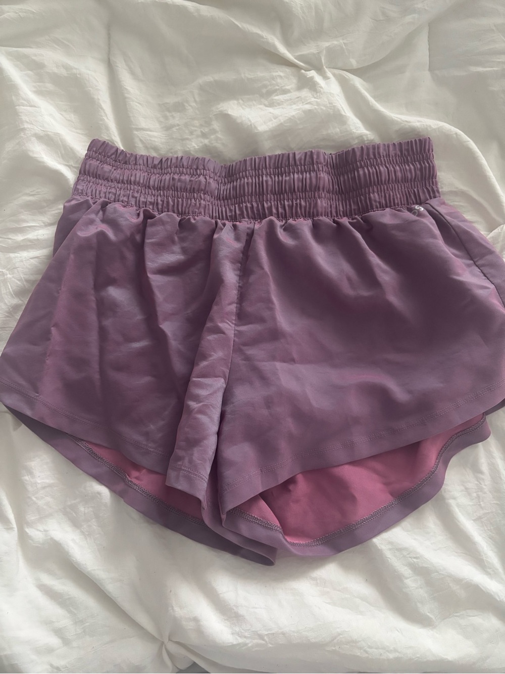 DSG Purple/Pink Layered Athletic Shorts